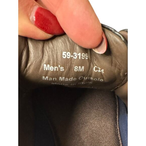 Johnston & Murphy NEW Black Leather Men’s 8 Archer Cap Toe Oxford Shoes - Picture 8 of 8